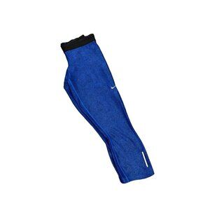 NIKE WOMEN'S DRI-FIT  "JUST DO IT" BLUE CROP LEGGING SZ M